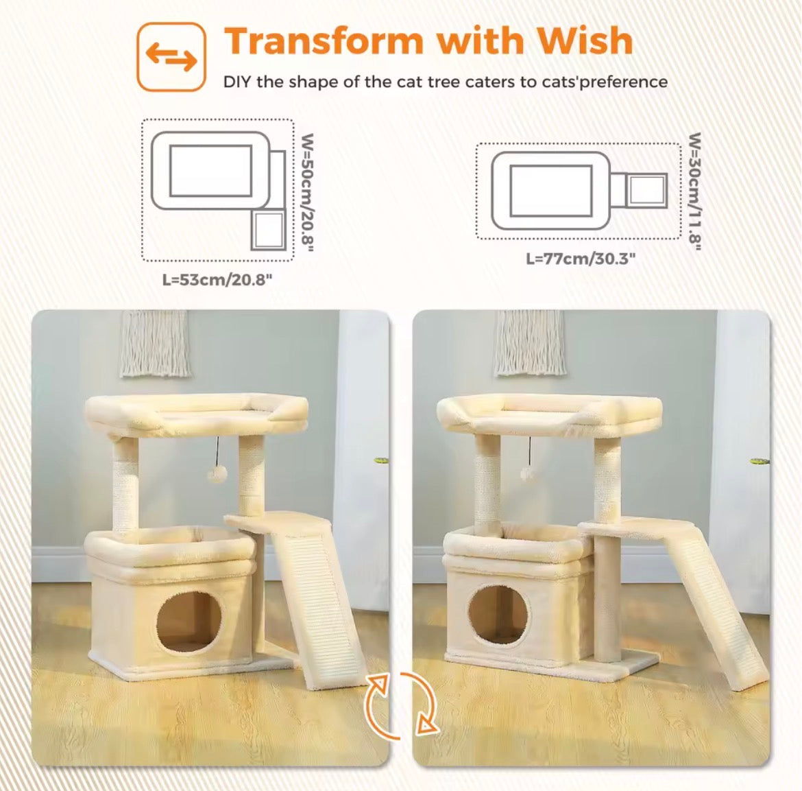 Small Cat Tree Tower & Play Center