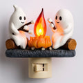 Ghosts campfire flickering fire night light
