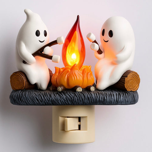 Ghosts campfire flickering fire night light