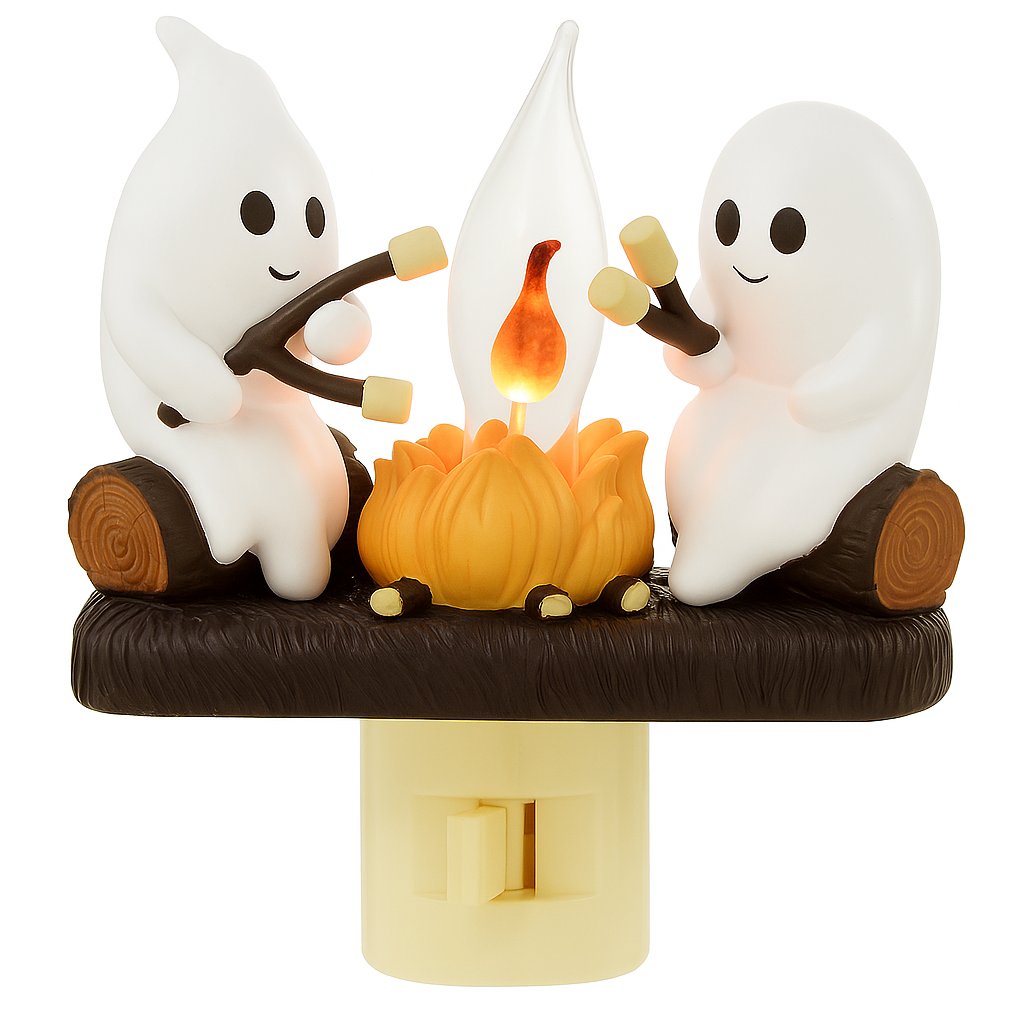 Ghosts campfire flickering fire night light