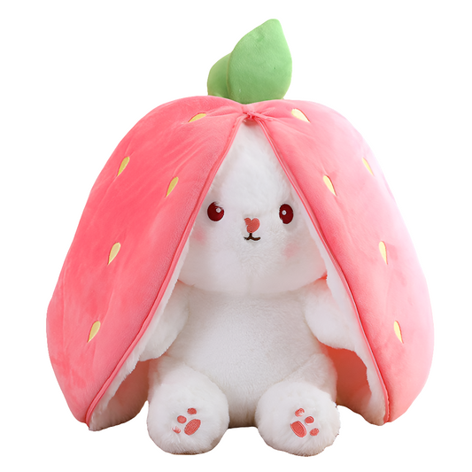 Strawberry & Carrot Rabbit Doll Plush Toy